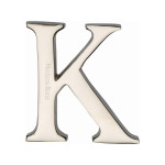 Heritage Brass Letter K  - Pin Fix 51mm